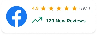 Facebook reviews growing, sample